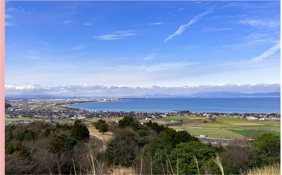 史跡公園からの眺望