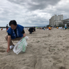 皆生海岸清掃