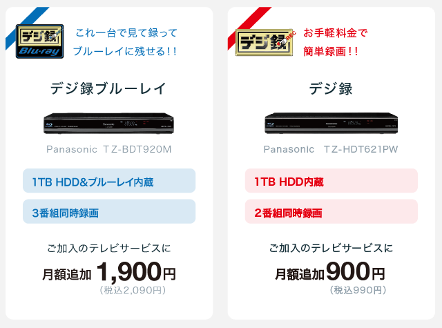 ケーブルテレビの番組は録画出来ますか 中海テレビ サービスサイト
